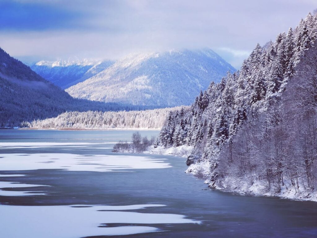 Wintermärchen - So kannst du am Sylvensteinsee winterwandern