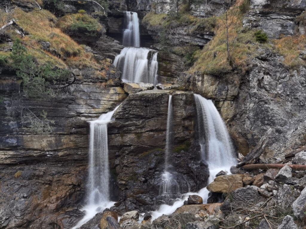 Ausflugsziele Deutschland bei Garmisch-Partenkirchen: Die Kuhflucht Wasserfälle
