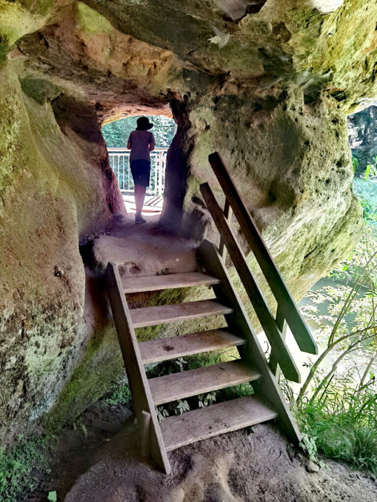 Ausflugsziele Deutschland nahe Nürnberg - die Schwarzachklamm