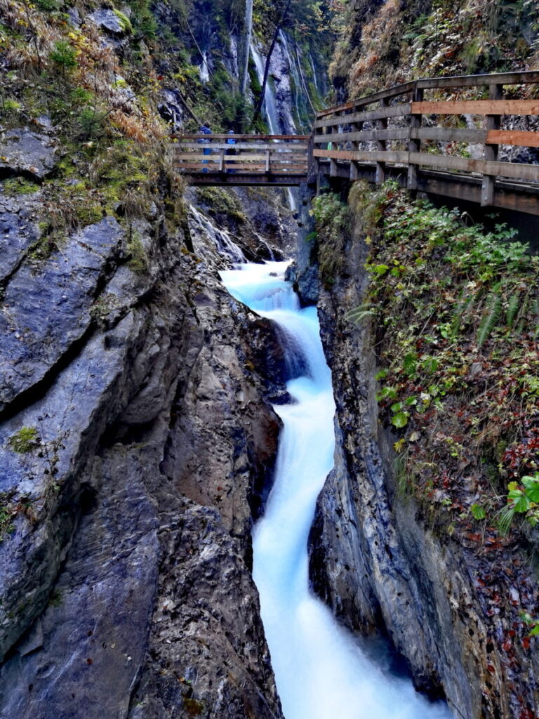 Ausflugsziele Deutschland in den Berchtesgadener Alpen: Die Wimbachklamm