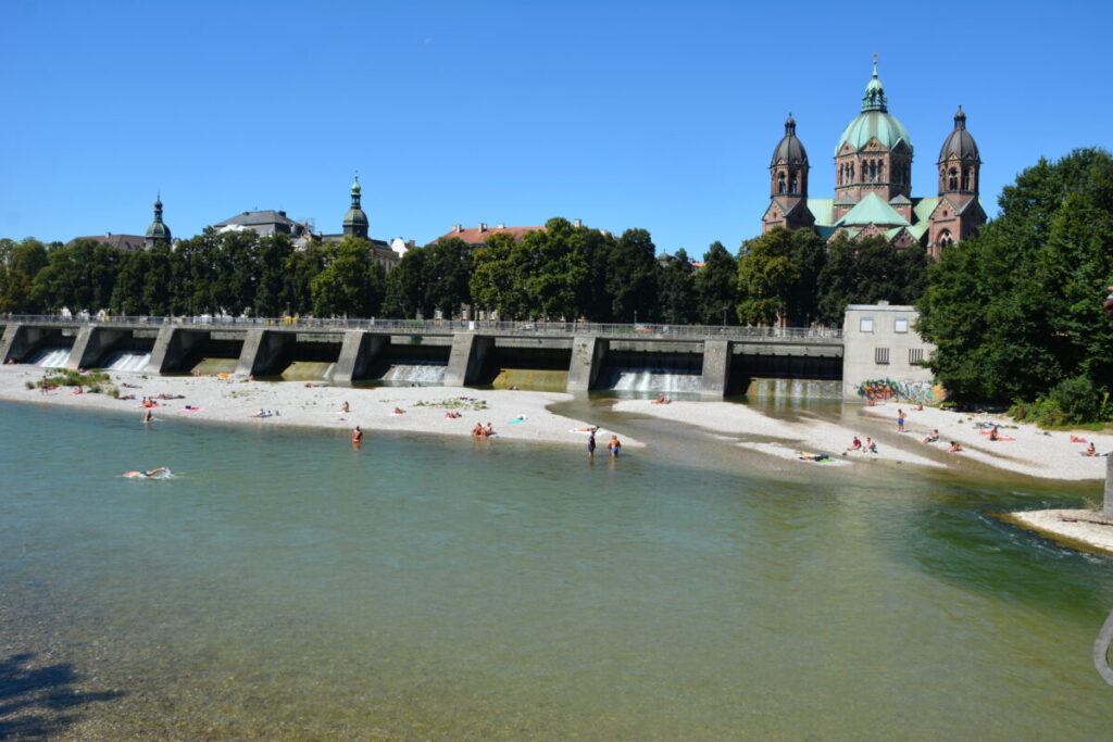 Der Isarradweg in München