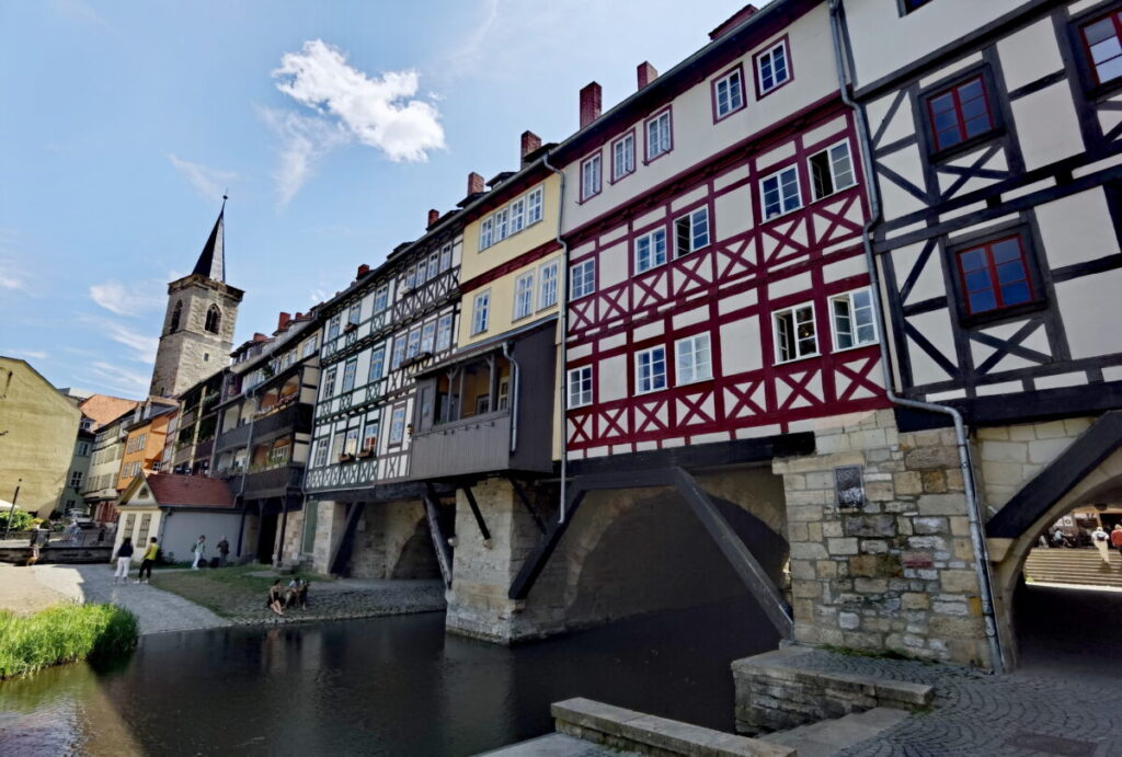 Ausflugsziele Deutschland, die man besuchen sollte: Die Krämerbrücke in der Altstadt Erfurt